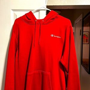 Red Champion Hoodie